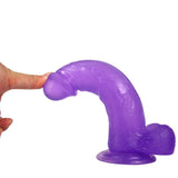 Lovetoy Jelly Studs Purple Large 20 cm Jel Dildo LV3100