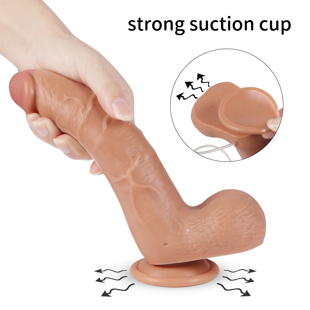 Dildo Series Adam 21 Cm Boşalabilir Penis