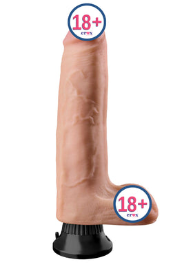 Pipedream Real Feel Deluxe No:10 Ultra Yumuşak 25 Cm Titreşimli Vibratör