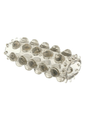 Toy Joy Super Strech Tırtıklı Silikon Yarım Penis Kılıfı Grey