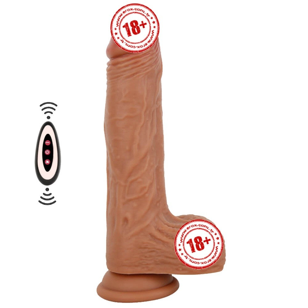 Marcelo Natural Dildo Aktif Isıtmalı 22 Cm İleri Geri Hareketli Realistik Penis
