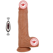 Marcelo Natural Dildo Aktif Isıtmalı 22 Cm İleri Geri Hareketli Realistik Penis