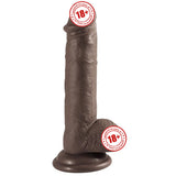 Shequ Dildo Series Addison Natural Dokdu 17 Cm Realistik Zenci Penis
