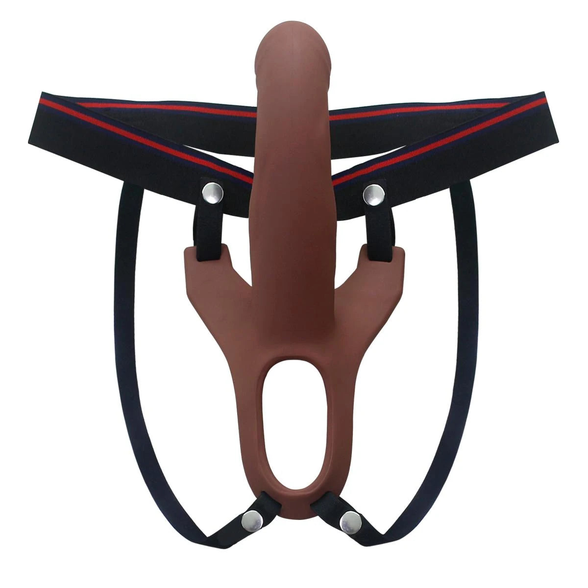 Aphrodisia Hollow Strap-On Flesh 17 Cm İçi Boş Belden Bağlamalı Penis-Brown