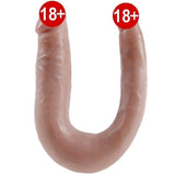 Pipedream King Cock Çift Başlı U Shape Medium Trouble Realistik Penis