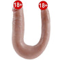 Pipedream King Cock Çift Başlı U Shape Medium Trouble Realistik Penis
