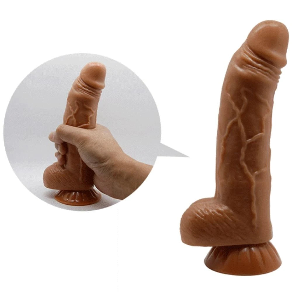 Baile Beautiful Angelo Dildo Aktif Deri Özellikli 19 cm Realistik Penis