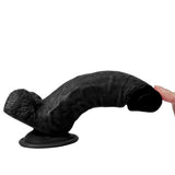 Xise Dildo Series İron Dragon 18 cm Realistik Penis XS-WBC10027-Black