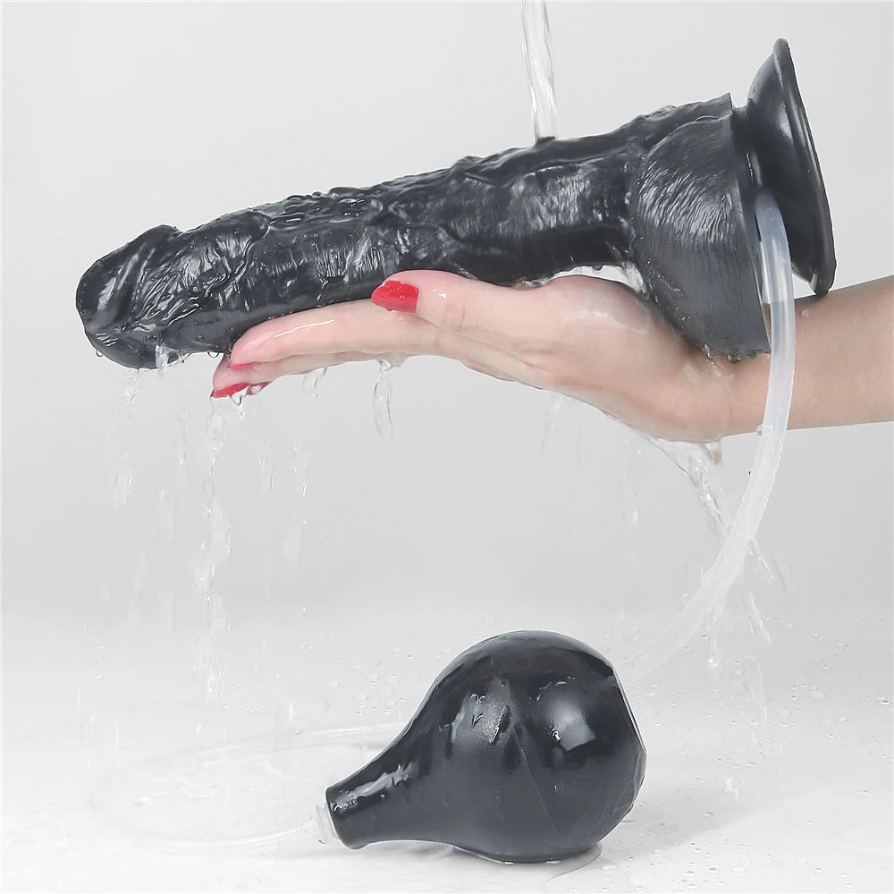 Lovetoy Squirt Extreme Dildo 25 Cm Boşalabilir Realistik Penis LV116025