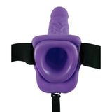 Fetish Fantasy Series 7 İnch Vibrating Hollow Strap-On Titreşimli İçi Boş Kemerli Penis