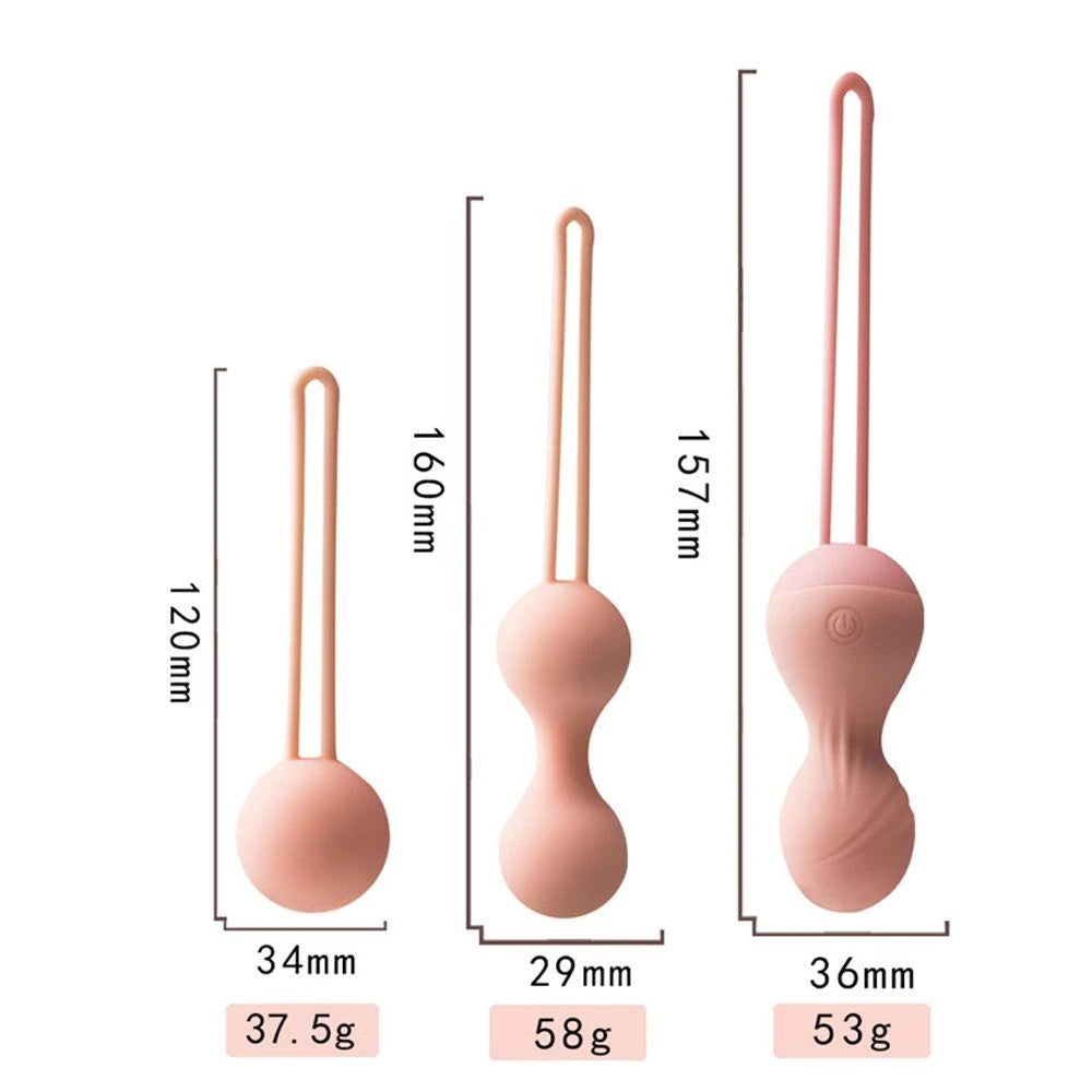 Erox Exuis Balls Set Uzaktan Kumanda Kegel Egzersiz Vibratörü