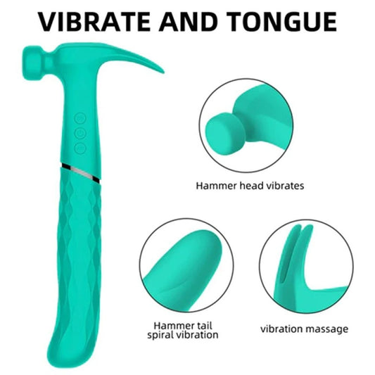 Erox Hammer Love Green Ultra Güçlü Çekiç Vibratör