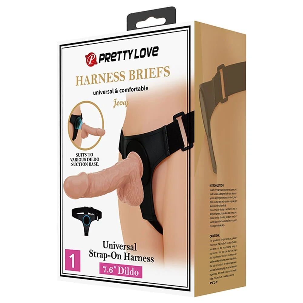 Pretty Love Harnerss Briefs Strapon Belden Bağlamalı Kemerli Penis