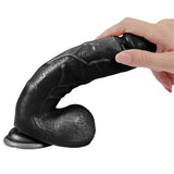 Xise Dildo Series Adam Rubber  21 cm Realistik Zenci Penis XS-WBC10012-Black