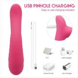 Erox Emiş Güçlü ve G-Stimulant 10 Mod Vibrator Pembe