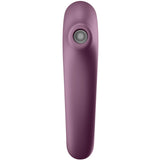 Satisfyer Dual Kiss Telefon Kontrollü Emiş Güçlü Vibratör-Bordeaux