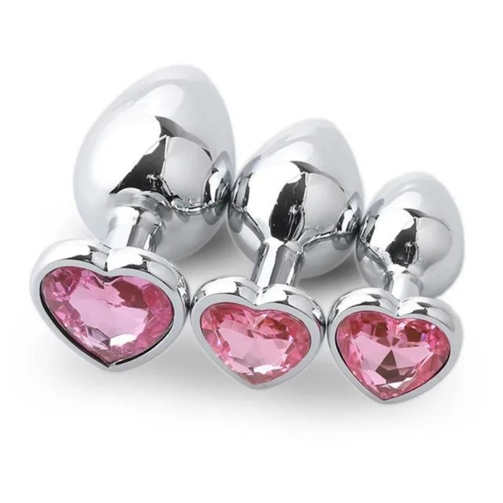 Erox My Heart Jewellery Kalpli Metal Anal Plug-Medium