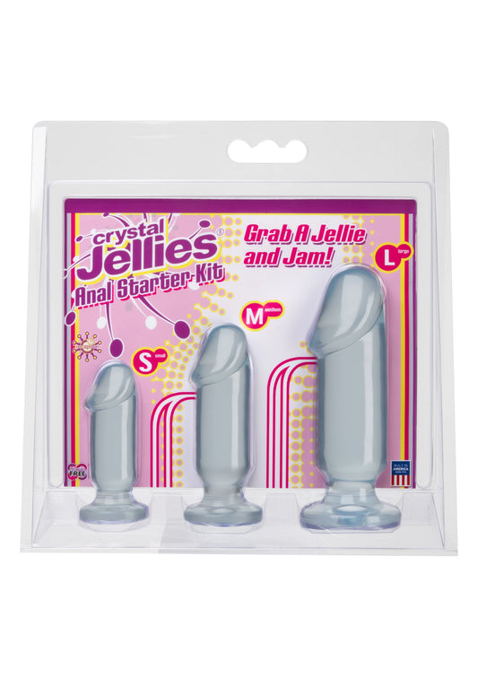 Doc Johnson Crystal Jellies Jel Doku Anal Plug Seti