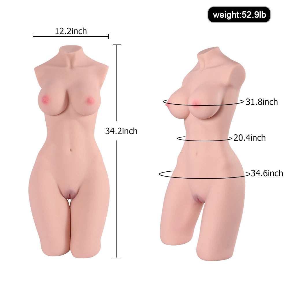Shequ Erica Skeleton Hareketli Pozisyon Silikon Vücut Masturbator SQ-MA20013