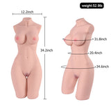 Shequ Erica Skeleton Hareketli Pozisyon Silikon Vücut Masturbator SQ-MA20013