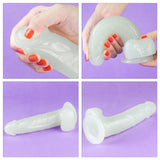 Lovetoy Lumino Play 19 Cm Fosforlu Realistik Jel Penis