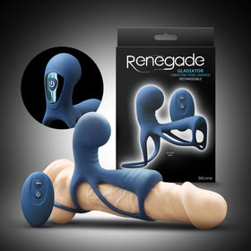 Renegade Gladiator Uzaktan Kumandalı Titreşimli Penis Halkası