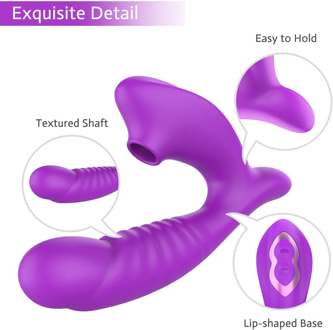 Erox Emiş Güçlü ve G-Stimulant 10 Mod Vibrator