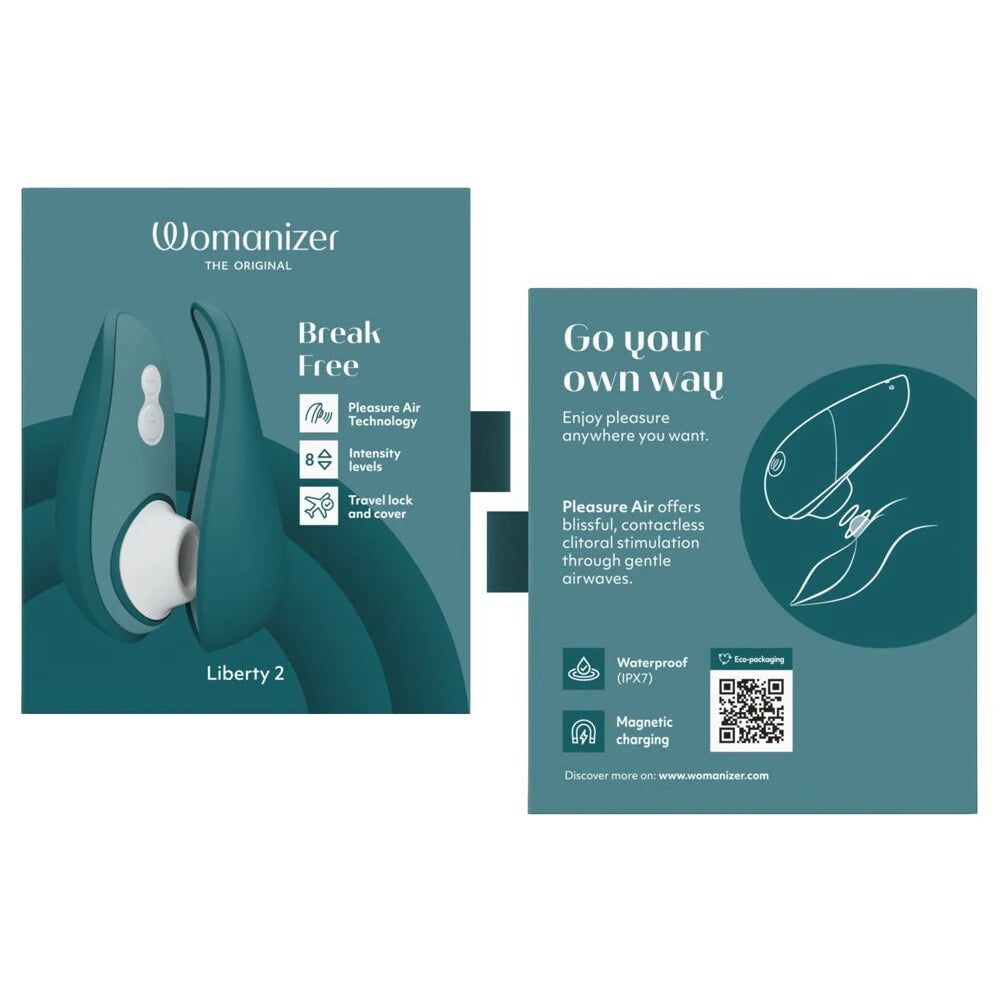 Womanizer Liberty 2 Klitoral Emiş Güçlü Vibratör-Green