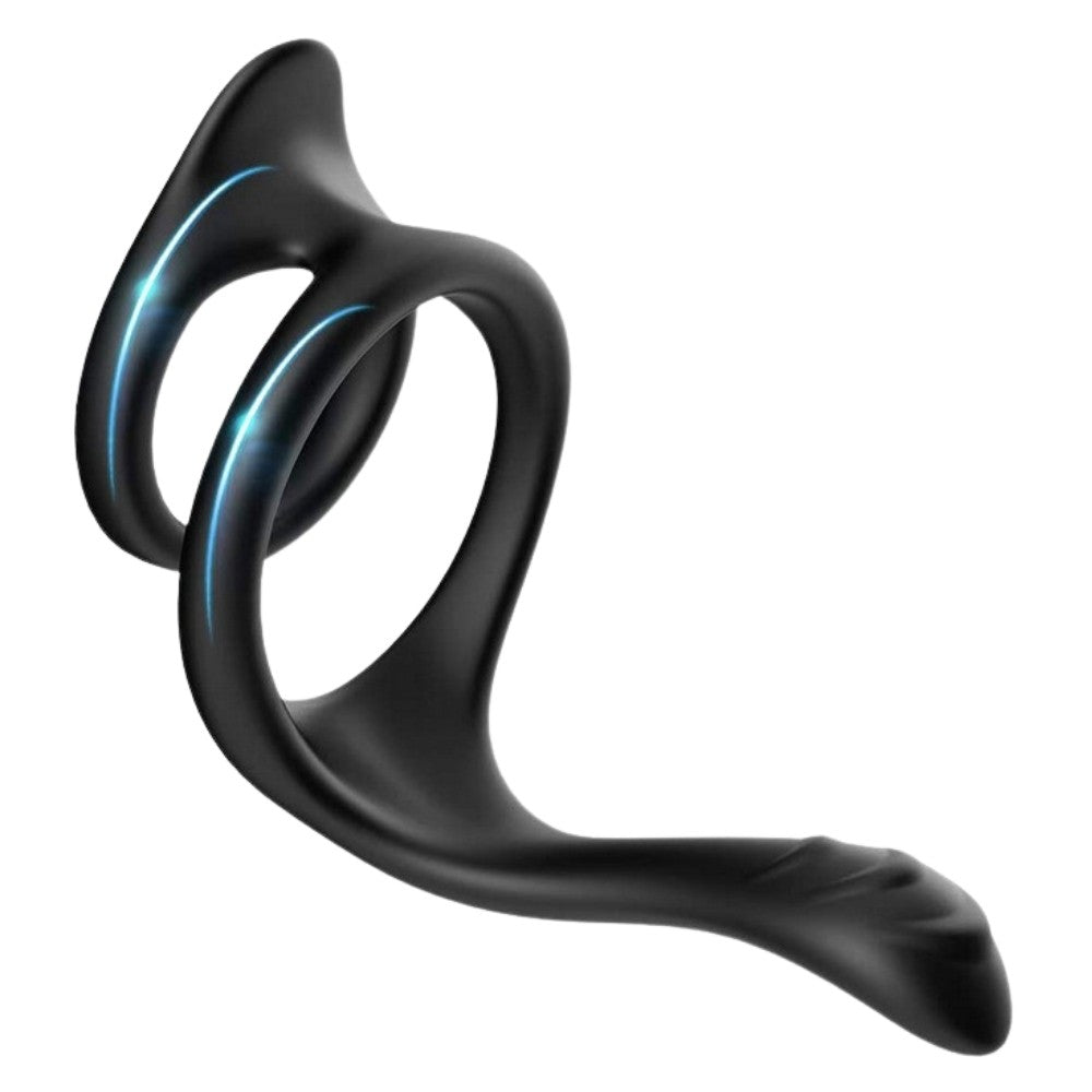 Erox Tail Perine Testis Destekli Esnek Penis Halkası