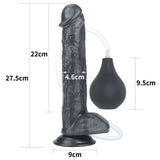 Lovetoy Squirt Extreme Dildo 28 Cm Boşalabilir Kemerli Realistik Penis LV116026