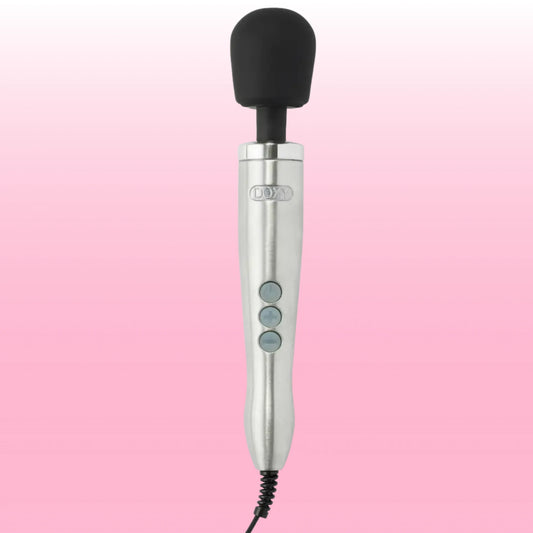 Doxy Die Cast Metal Wand Massager Masaj Aleti - Gray