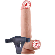 Lovetoy Sliding Skin Strapon 20 Cm Belden Bağlamalı Realistik Penis