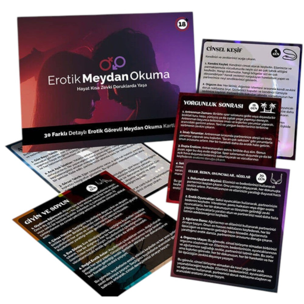 Erox Erotica Game Erotik Meydan Okuma Kartları