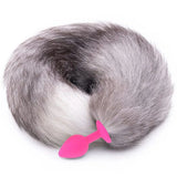 Erox The Anal Fantasy Tail Pembe Silikon Tilki Kuyruklu Anal Plug