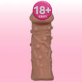 Erox The Penis Sleeve Notch Tırtıklı Penis Kılıfı-Brown