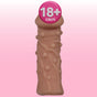 Erox The Penis Sleeve Notch Tırtıklı Penis Kılıfı-Brown