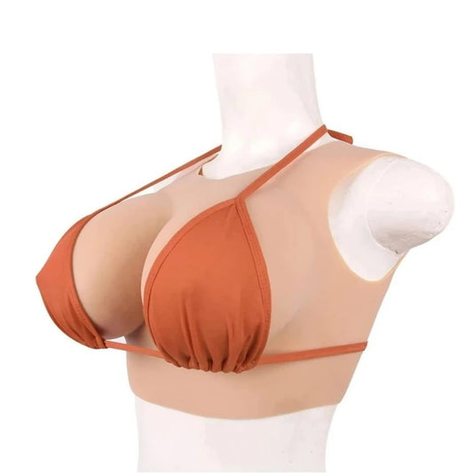 Bodysuit Crossdresser Askılı Giyilebilir Silikon Göğüs Cup 100 Cm.