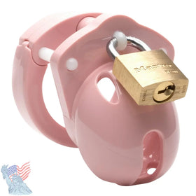 CB-X CB-X Mini Me Chastity Cage Kit Penis Kilidi-Pink