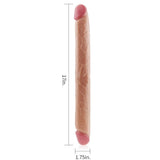 Lovetoy King Size 43 cm Realistik Ultra Esnek Çift Taraflı Penis