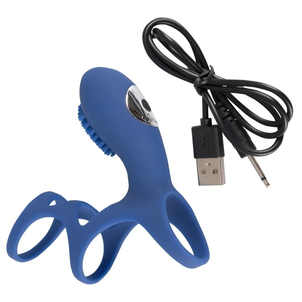 Sweet Smile Rechargeable Couple Sleeve Titreşimli Penis Halkası