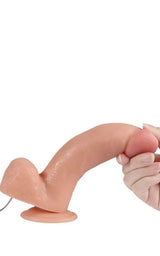 Dildo Series Luxy 20 cm 10 Modlu Realistik Titreşimli Penis