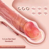 Erox The Dildo Brian Uzaktan Kumandalı İleri Geri Hareketli Realistik Vibratör