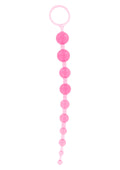 Toy Joy Thai Boncuklu Kademeli Artan Pembe Renk Anal Zevk Topları