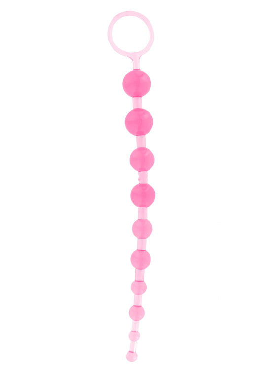 Toy Joy Thai Boncuklu Kademeli Artan Pembe Renk Anal Zevk Topları