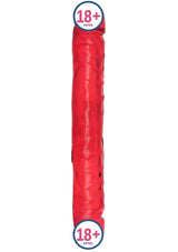 Doc Johnson Crystal Jellies 30 Cm Çift Taraflı Realistik Jel Penis