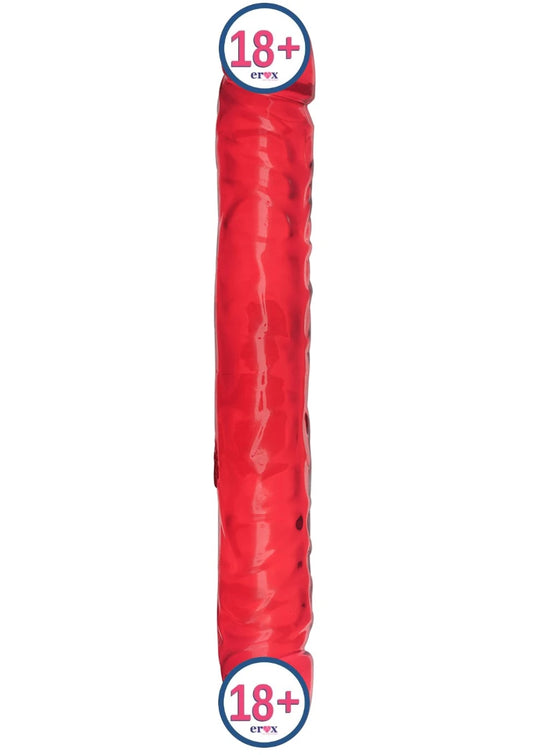 Doc Johnson Crystal Jellies 30 Cm Çift Taraflı Realistik Jel Penis