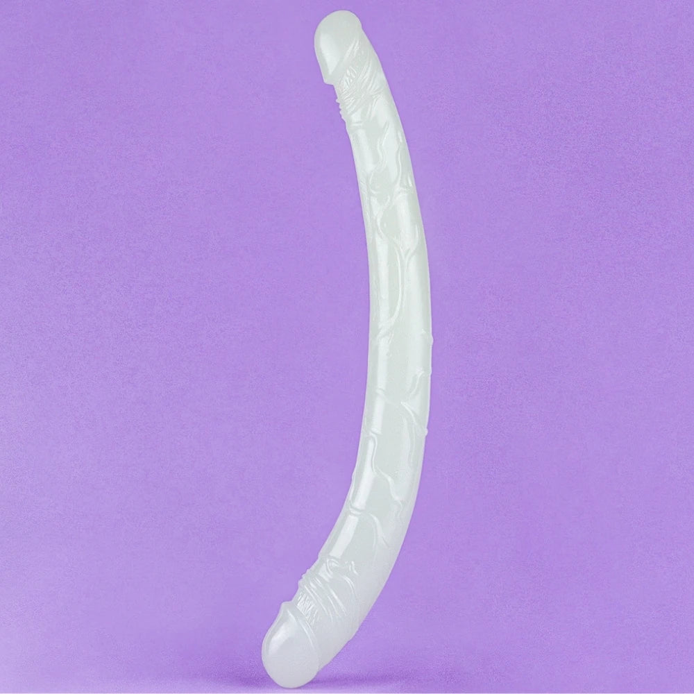 Lovetoy Lumino Play Double Dildo 37 Cm Çift Taraflı Jel Penis LV319024