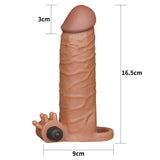 Lovetoy Pleasure X-Tender Vibrating Sleeve 3 cm Uzatmalı Penis Kılıfı