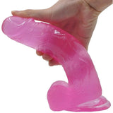 Lovetoy Jelly Studs Pink Large 20 cm Jel Dildo LV3100