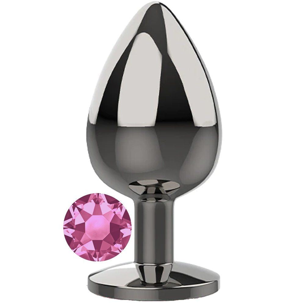 Erox Pink Jewellery Medium Lüks Çelik Anal Plug